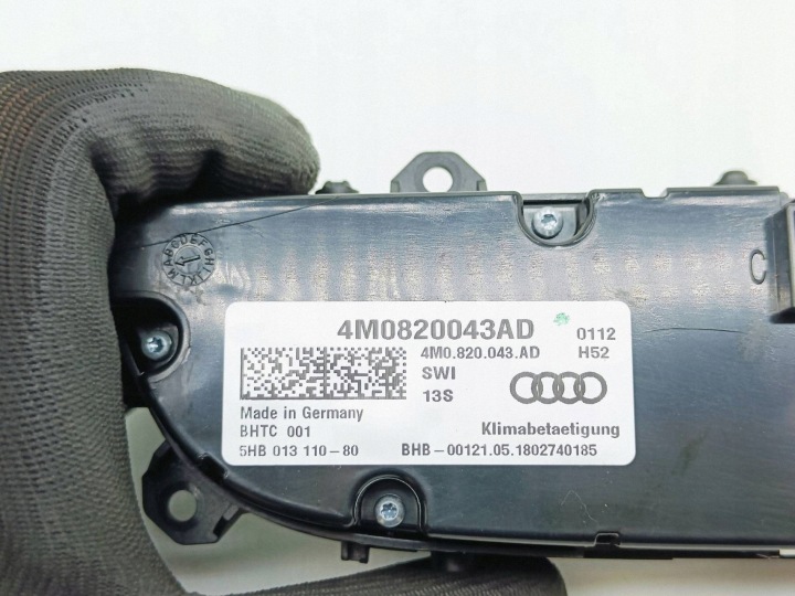 фото №12, 2020 audi q7 4m панель климат-контроля 4m0820043ad