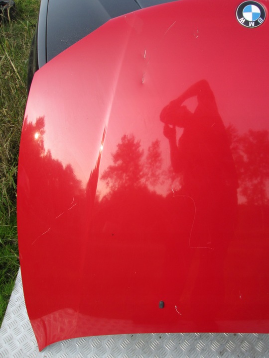 фото №4, Капот кришка двигуна bmw e87 438 японський червоний