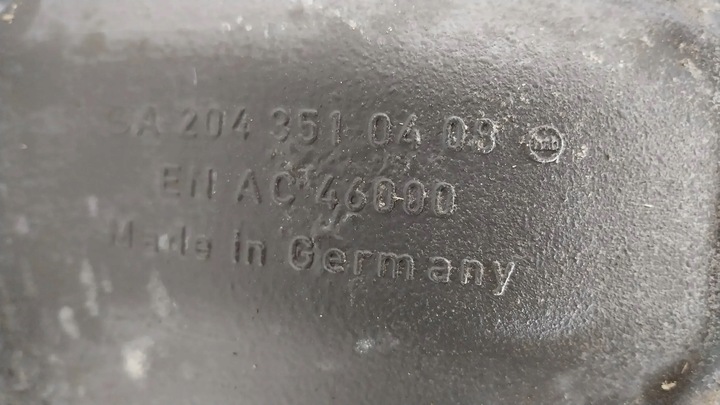 фото №6, Диференціал міст 2.65 2043501514 mercedes w204 c207 w207