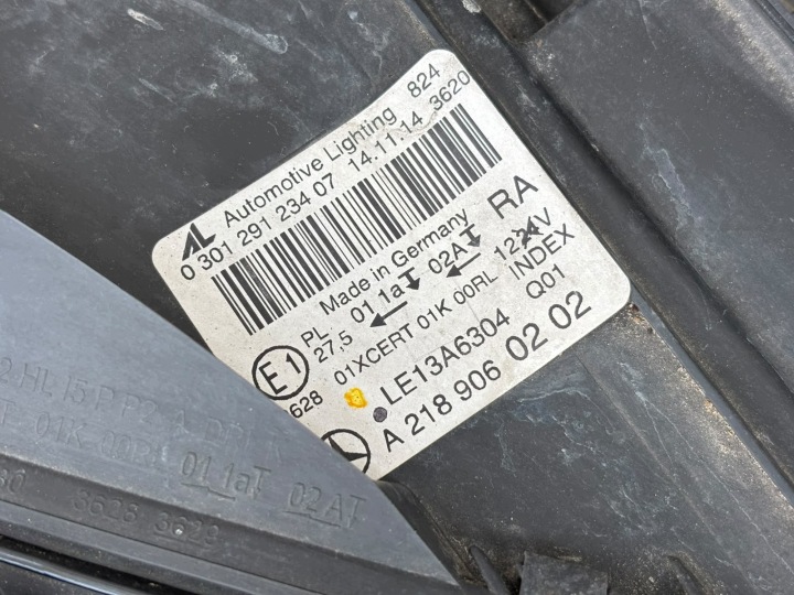 фото №6, Mercedes cls w218 218 фара правая перед a2189060202 рестайлинг