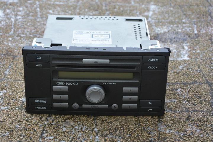 фото №1, Радио ford focus mk2 c-max одинарный cd-kw2000