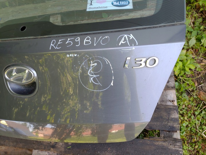 фото №8, Кришка багажника зад hyundai i30 i hb 5 двері 2007-2010 оригінал колір 9a