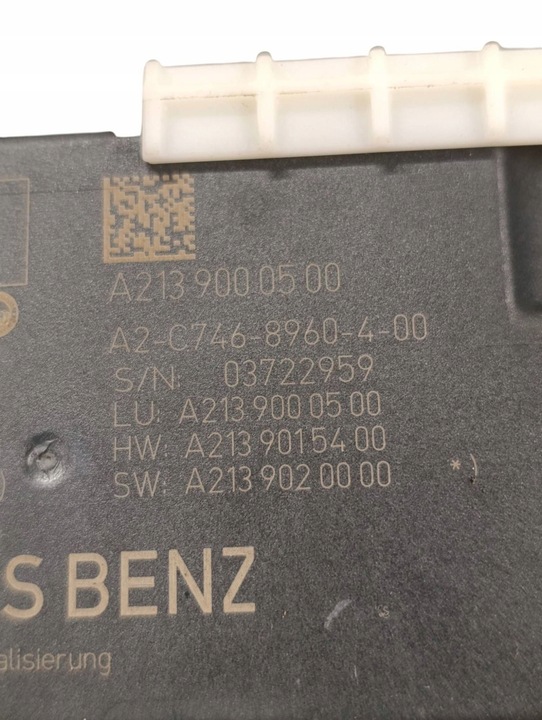 фото №12, Mercedes-benz e w213 блок управления модуль электрический крышки задней багажника