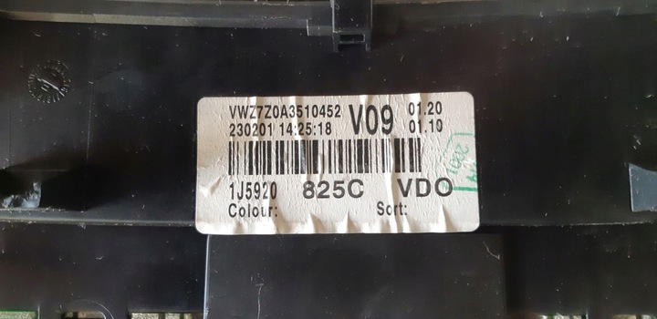 фото №9, Спидометр приборы vw golf iv 4 bora рестайлинг fl 1j5920825c пробег : 396791 km