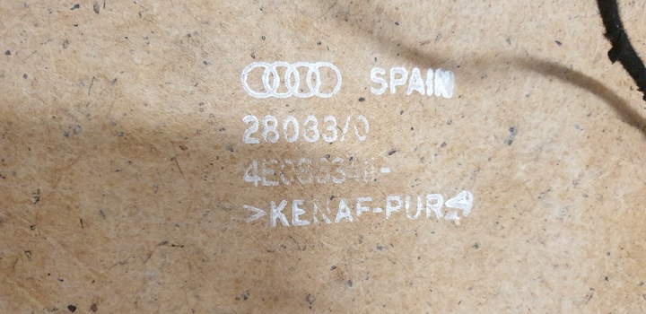 фото №8, Задня полиця audi a8 d3 4e0863411 сірий