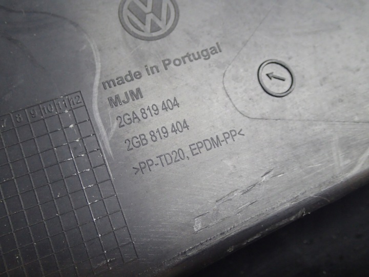 фото №7, ^^ volkswagen vw t-roc панель під лобовим склом захист пластик 2ga819404 2gb819404