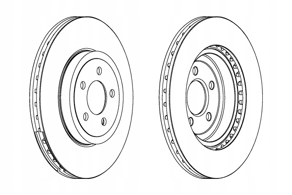 фото №2, Диски гальмівні 2szt. перед chrysler 300 c 300c dodge challenger