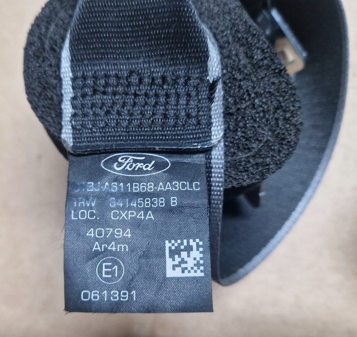 фото №4, Ford fiesta mk7 vii 7 ремни pas зад задние 5d 2013 trw
