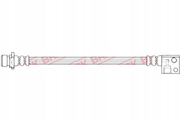 фото №2, Шланг тормозной гибкий зад l honda civic viii 1.4-2.2d 09.05-