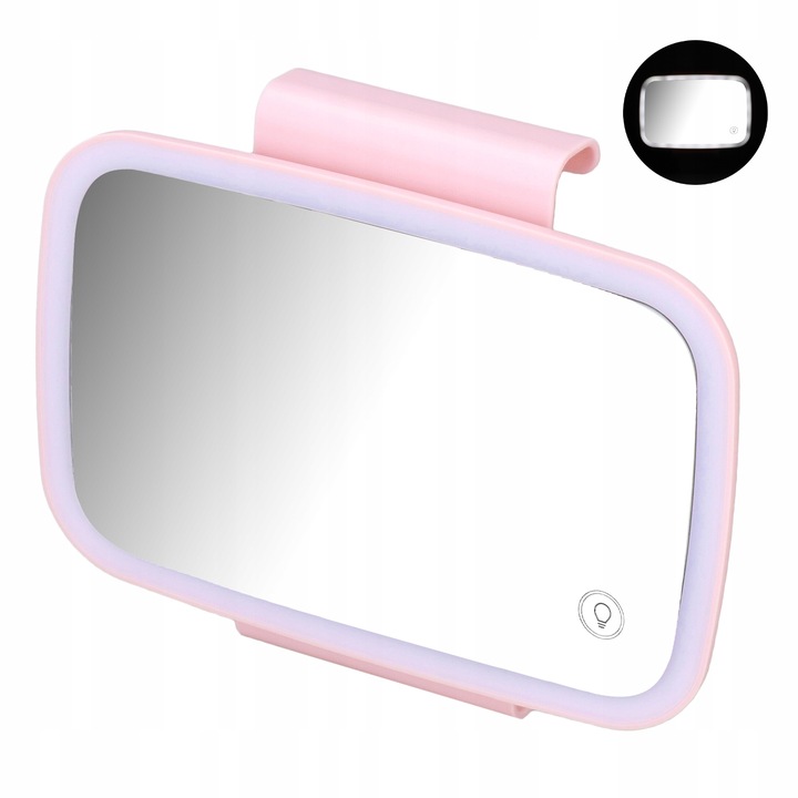 фото №1, Дзеркало led заднього виду сенсорний захисні накладки сонцезахисний автомобільний подарунок