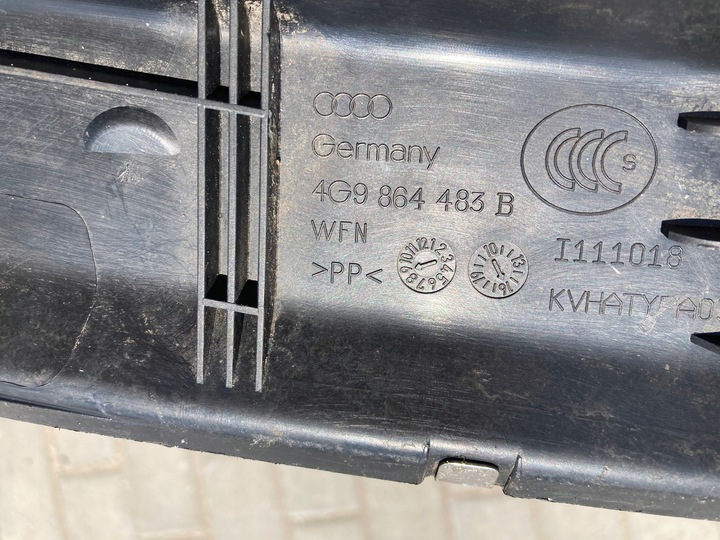 фото №6, Audi a6 c7 захист ременя зад накладка захист багажника 4g9864483b