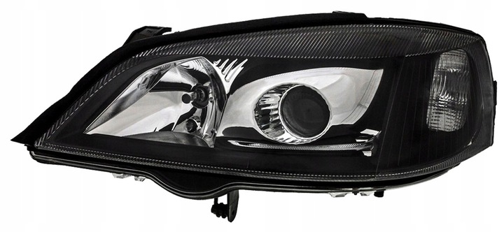 фото №14, Opel astra g ii 97-09 лампи фари чорний кільця h7, замість ксенон, depo