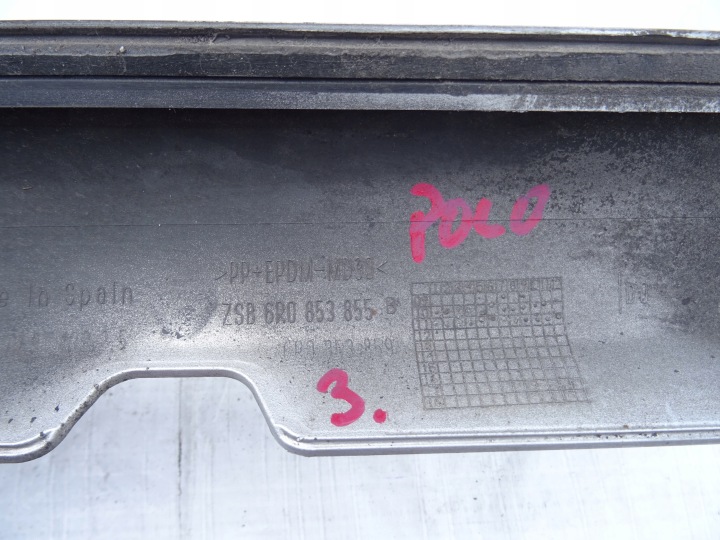 фото №11, Порог молдинг пороговая левая vw polo v 5 6r0853855b