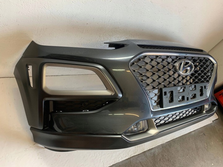фото №6, Бампер передній перед hyundai kona i 17-20r колір yg7