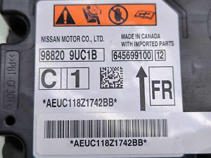 фото №7, Nissan murano z52 2021 блок керування / модуль подушка безпеки