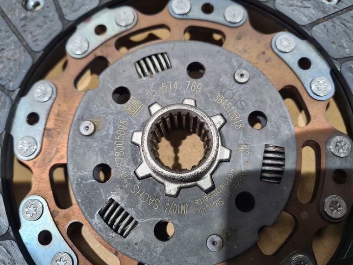 фото №11, Сцепление двухмассовый маховик колесо двухмассовый opel astra k 1.4 turbo