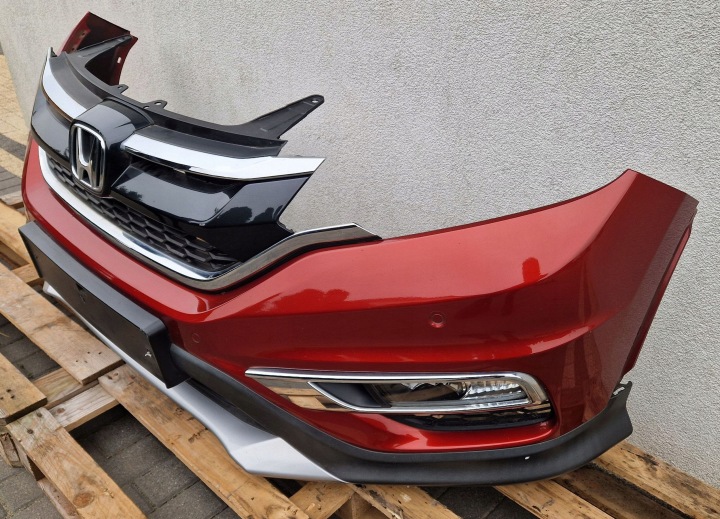 фото №9, Honda cr-v 4 iv рестайлинг 14-18 бампер перед передний комплектный датчики r539p