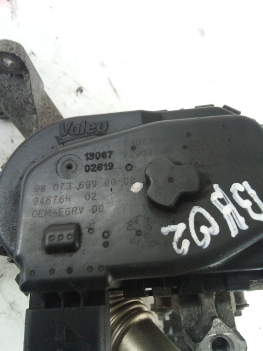 фото №2, H832 клапан egr crossland 1.6 bh02 980736998002