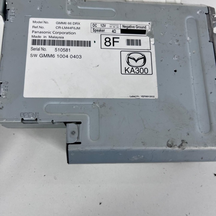 фото №7, Підсилювач аудіо радіо mazda 6 gj oem номер оригінал gmm610040403
