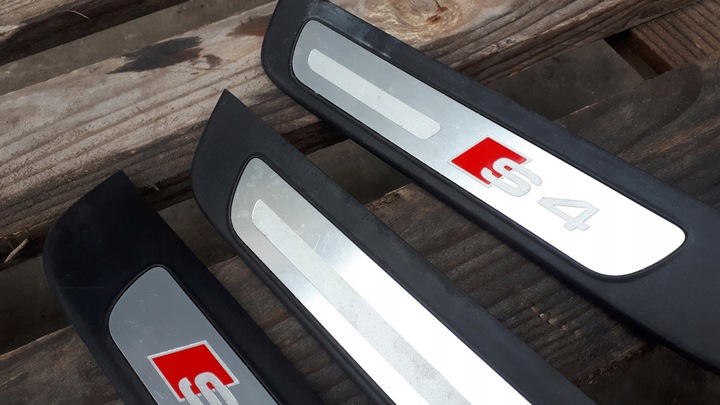 фото №2, S4 b8 a4 планки порогові sline накладки na пороги 4x