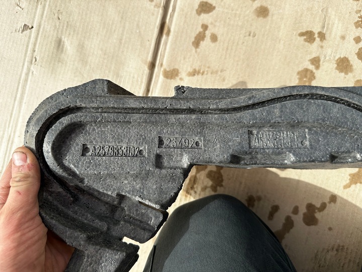 фото №11, Mercedes-benz оригінальний номер a2578853102 абсорбер пінополістирол бампера