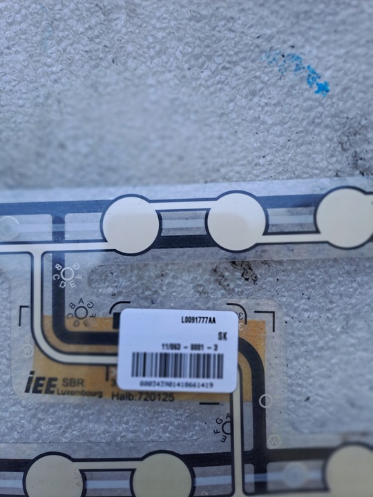 фото №6, Датчик obecności пассажира nissan qashqai j10 l0091777aa