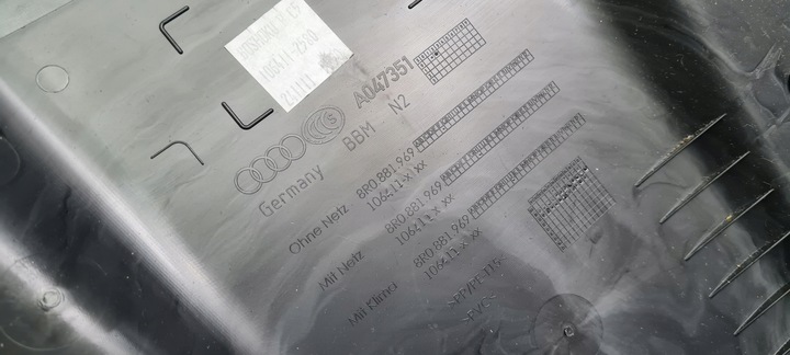 фото №14, A7 4g корпус сиденья светлая сетка вентиляция titangrau a6 c7 4g