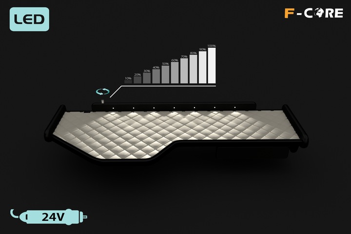 фото №5, Полиця na панель приладів tir volvo fh 2 98-01 подвійна led