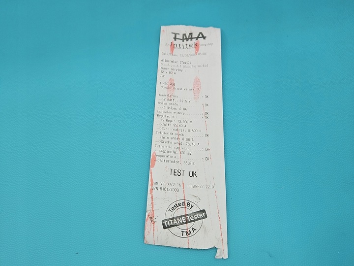 фото №7, Тест генератор suzuki grand vitara ii 31400-65j1 2.0 16v j20a