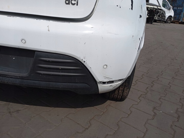 фото №9, Renault clio 4 iv bh 12-20 білий задній бампер 4x pdc 5d hb ov369 0v369