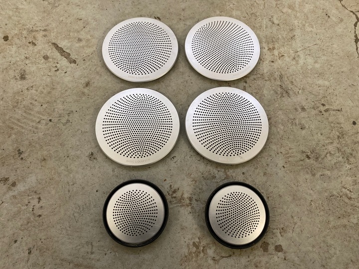 фото №1, Bmw f07 f10 f11 bang olufsen защитные накладки динамиков комплект 7318854