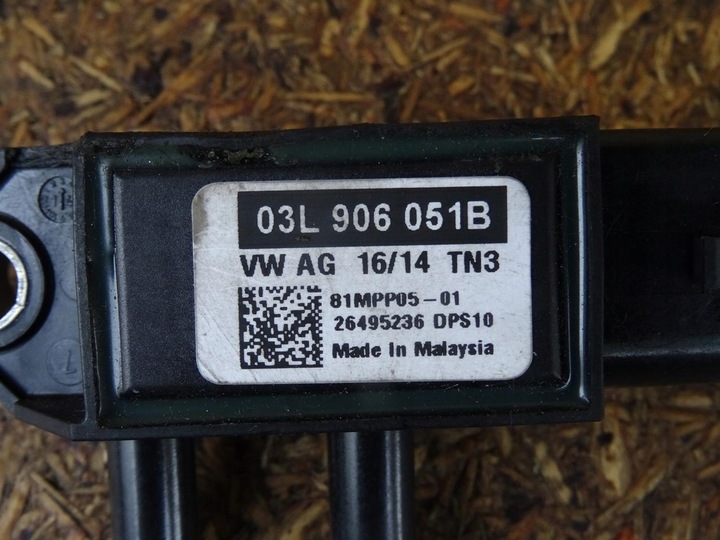 фото №14, Golf vi vii q3 8u a3 8v 2.0 tdi датчик давления выхлопных газов 03l906051b