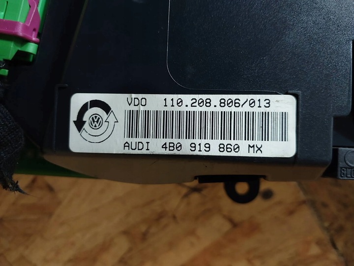 фото №12, Спідометр  манометр audi a6 c5 2.5 tdi 4b0919860mx 110208806013