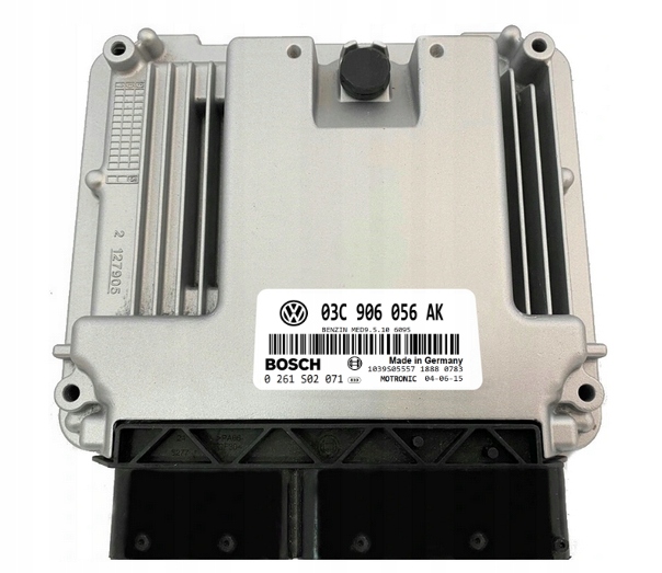 фото №1, Компьютер ecu vw golf 03c906056ak 0261s02071 pin
