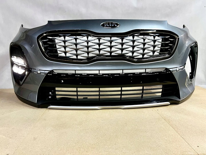 фото №1, Kia sportage iv рестайлинг бампер переднее gt line 18-21r led drl pdc