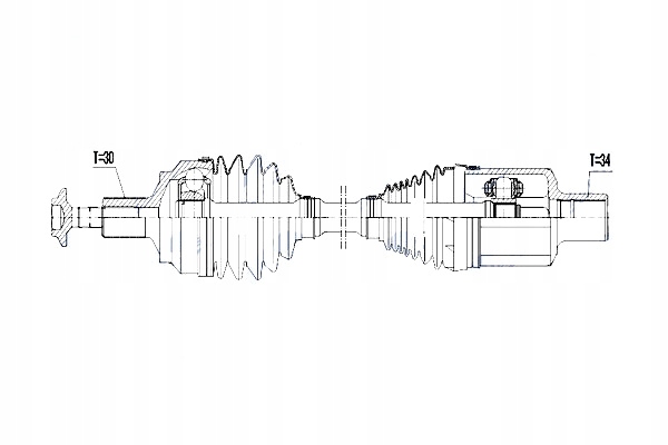 фото №10, Nty полуось приводная mercedes c280 c300 c320 c350 w204 3.0 3.2 3.5 08-