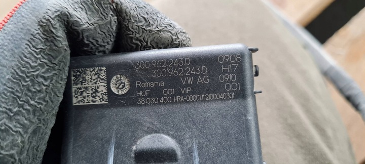 фото №12, Q3 83a модуль открывания крышки багажника зад 3g0962243d