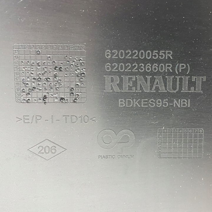 фото №15, Новий оригінальний номер бампер переднє renault megane iii рестайлінг 620223660r