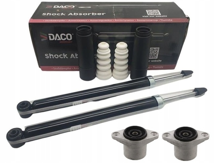 фото №1, 2 амортизатори зад + подушки vw passat b5 audi a6