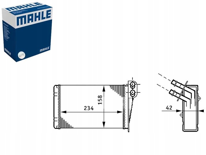 фото №9, Mahle оригинал ah 73 000s теплообменник тепло, отопление интерьера