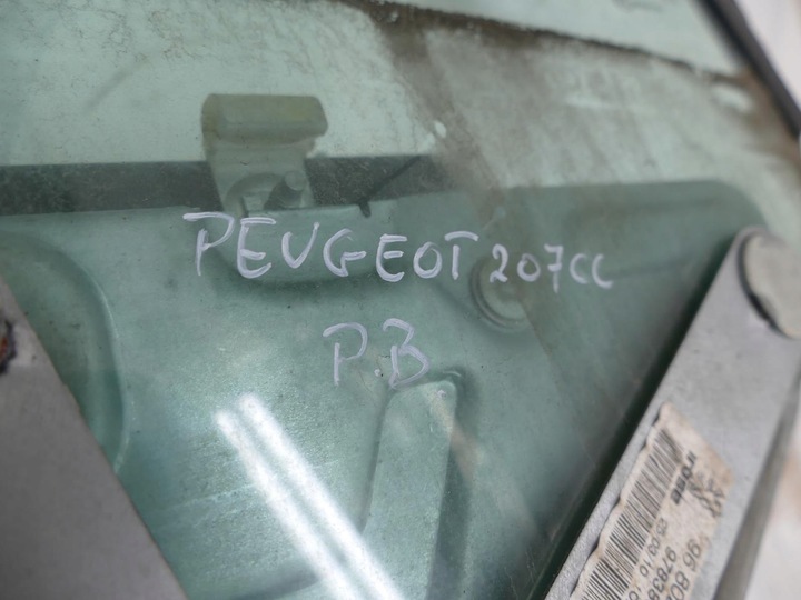 фото №10, Peugeot 207 cc підйомник вікна правий зад скло