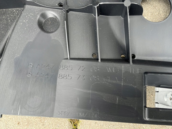 фото №14, Бампер перед комплектний mercedes gla a247 рестайлінг решітка радіатора ґрати оригінальний номер установка