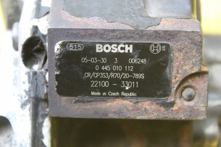 фото №11, Насос вприскувальний toyota yaris 1.4 d4d 22100-33011