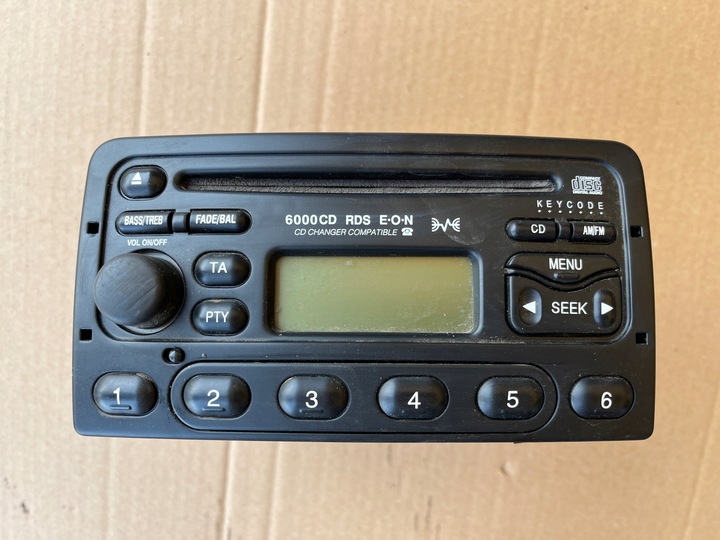 фото №1, Радіо 6000 cd ford mondeo mk3 2003-2007 xs7f-18c815-ab