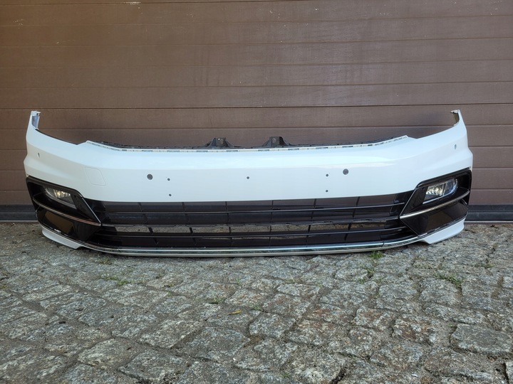 фото №1, Бампер переднее перед vw passat b8 r-line lc9a pdc противотуманные фары