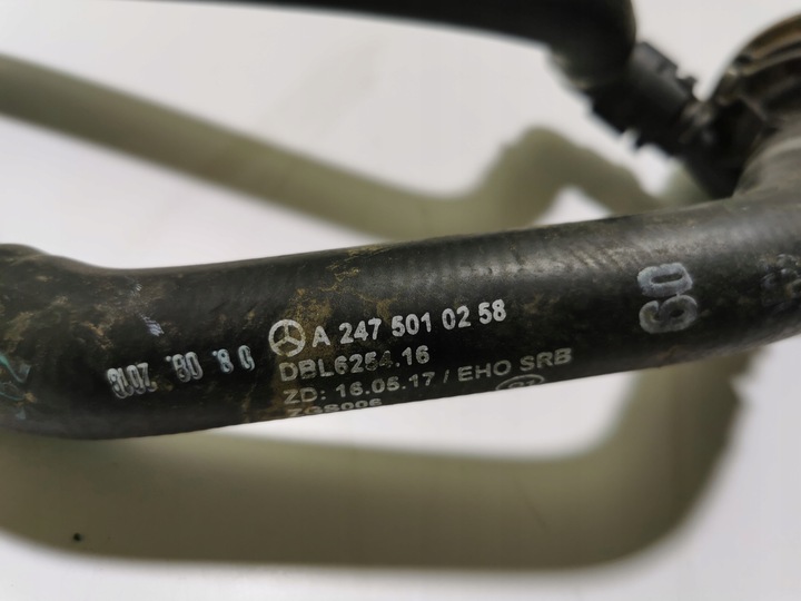 фото №16, Mercedes a-klasa w177 шланг шланг води a2475010258