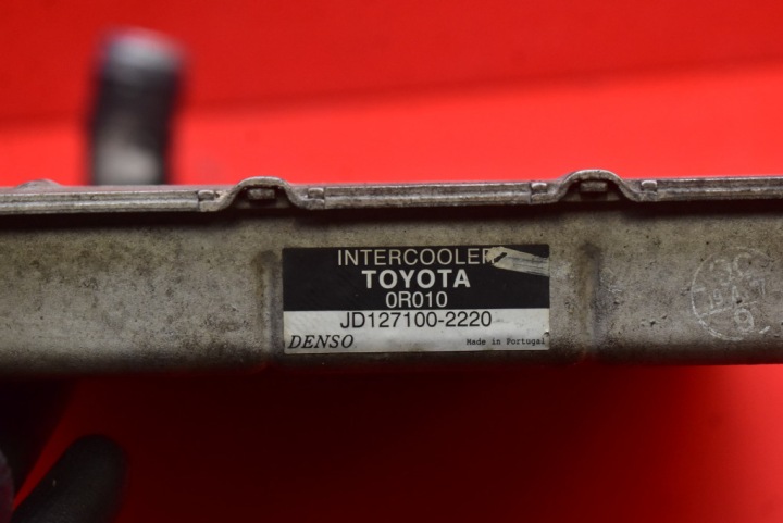 фото №13, Радіатор інтеркулер jd127100-2220 toyota corolla verso 2 ii 2.2 d-cat