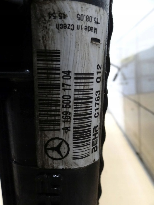 фото №14, Mb w169 a-klasa 2.0 cdi 07 радіатор води кондиціонера a1695000200