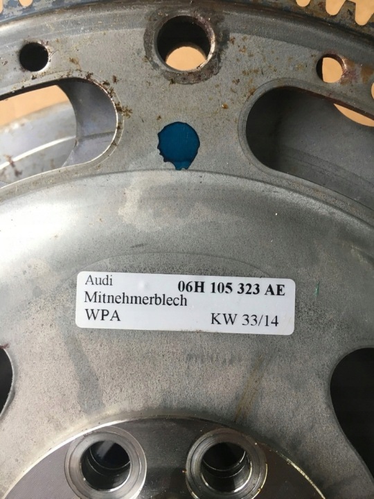фото №6, Audi a4 b9 a5 f5 a6 a7 koło маховики tfsi tdi 0ck105317m ab ae