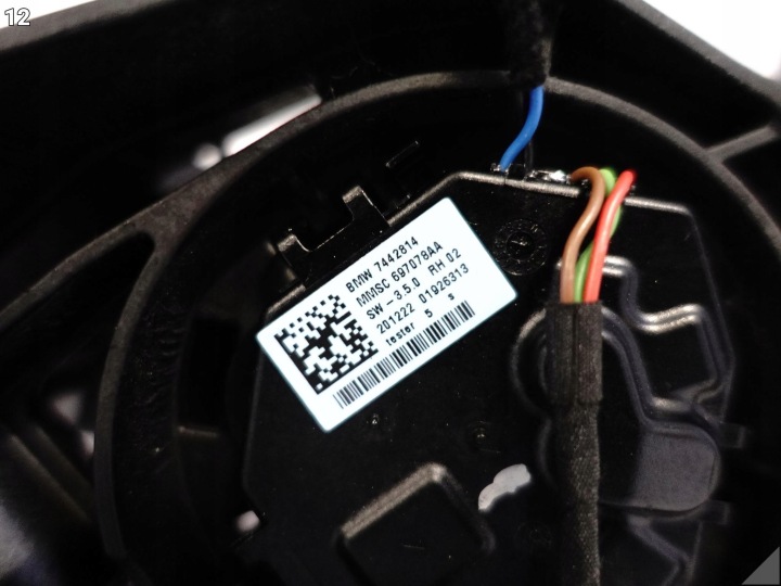 фото №13, Bmw x3m x3 m g01 f97 m-power 17-25 каркас зеркало наружного правое 9 pin
